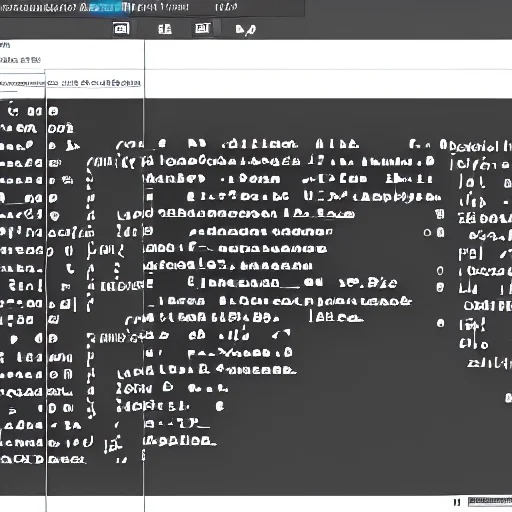 dense computer vision output log text IDE, font, layout, debug session, black and white, command line
