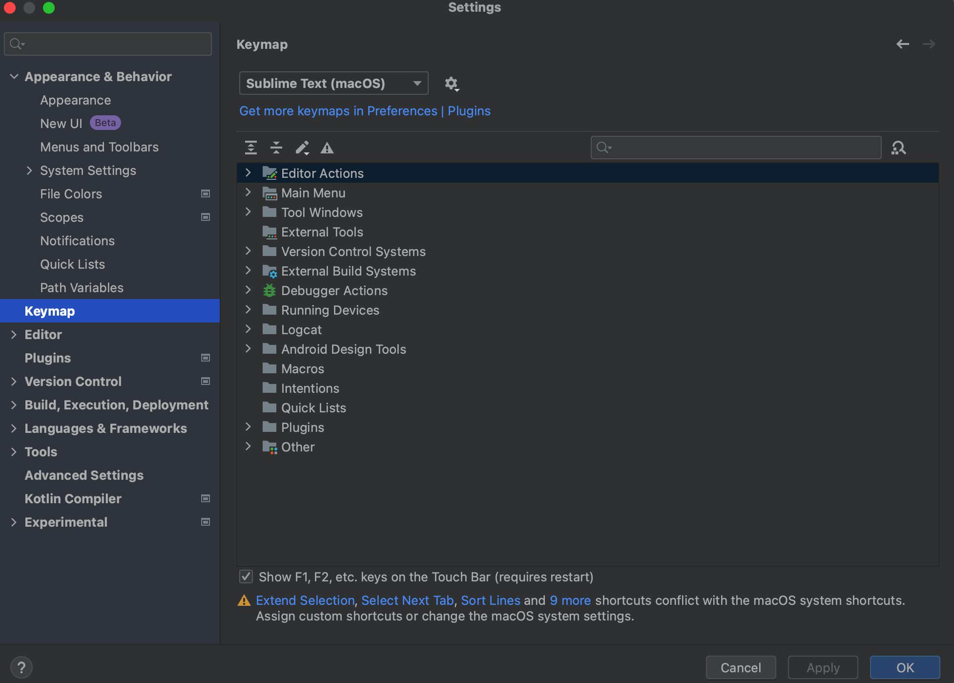 解決 Android Studio 在 Mac 無法輸入中文的問題