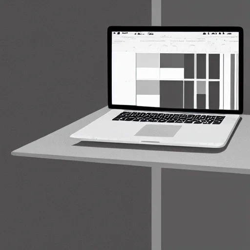 dezeen showroom, archdaily, ignant,minimalissimo, photo of overhead angle of macbook inspired piano moog synthesizer, keyboard, mellotron, render, designed by Dieter Rams, jony ive, off white , virgil abloh, google design, classic product design, product design render, vintage synth ads, pinterest, tumblr design, 8k