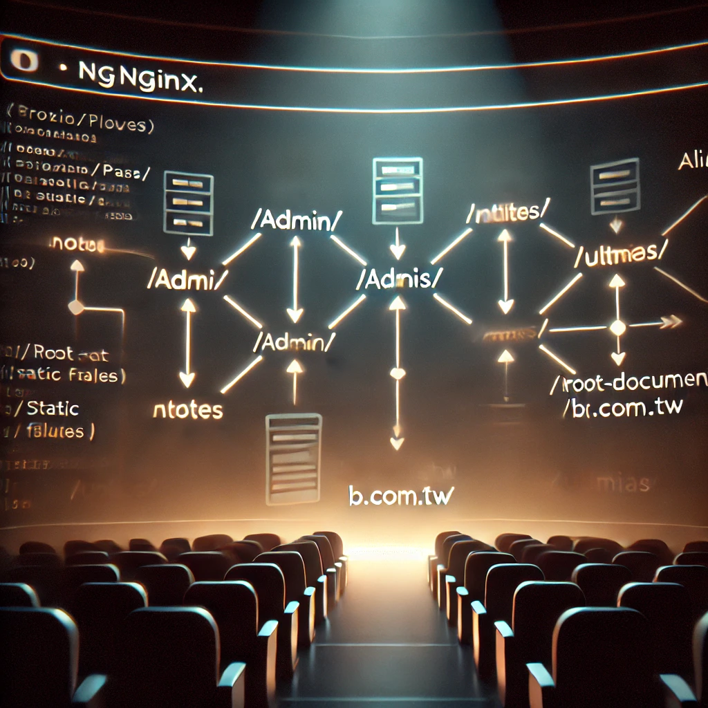 Nginx 中同一個網域設定不同應用程式/目錄