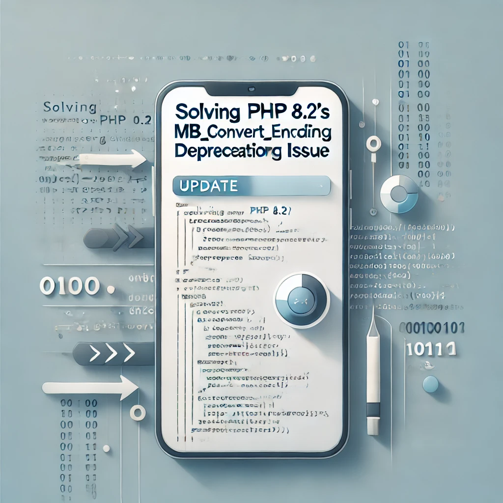 解決 PHP8.2  mb_convert_encoding 方法已經棄用的問題。