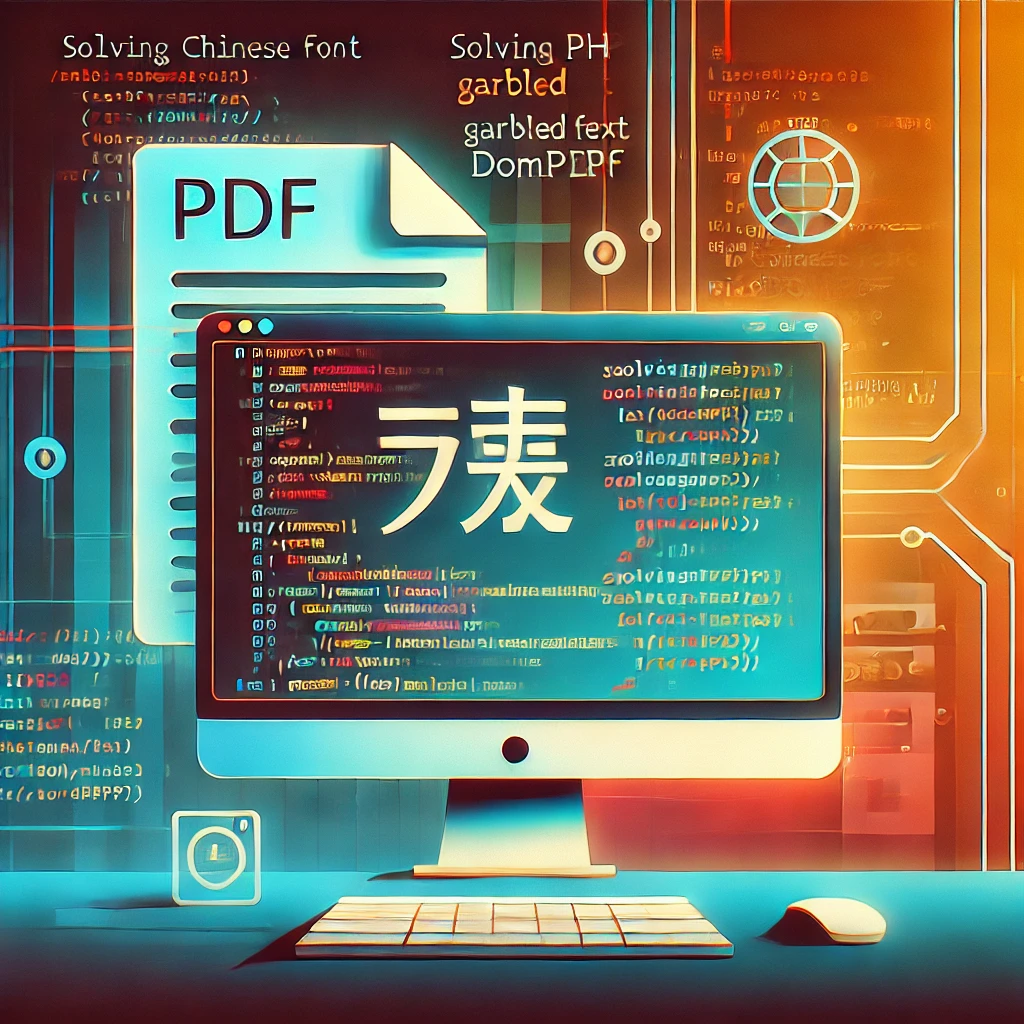 解決 PHP 的 dompdf 中文字體亂碼的方法