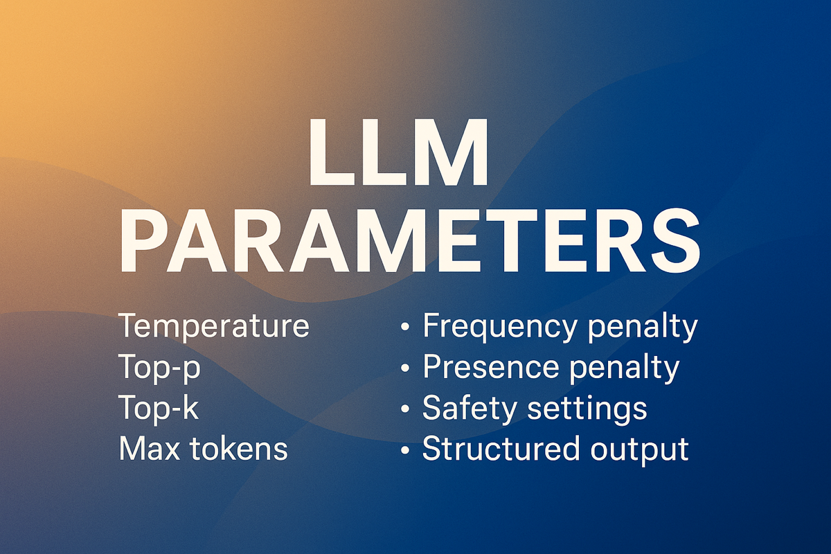 LLM 生成參數清單與說明